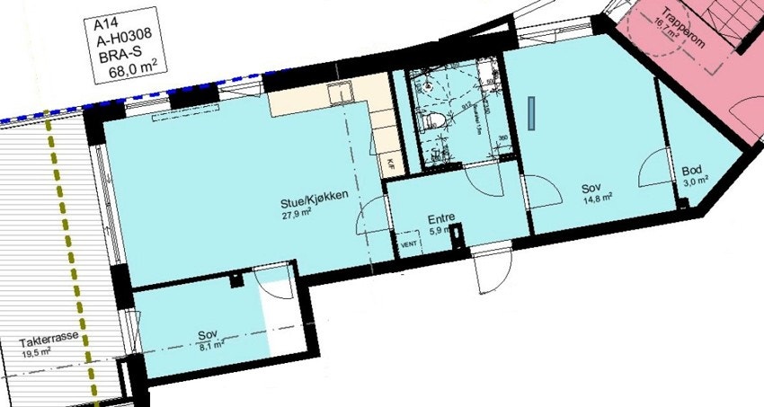 Plantegning Galleribilde