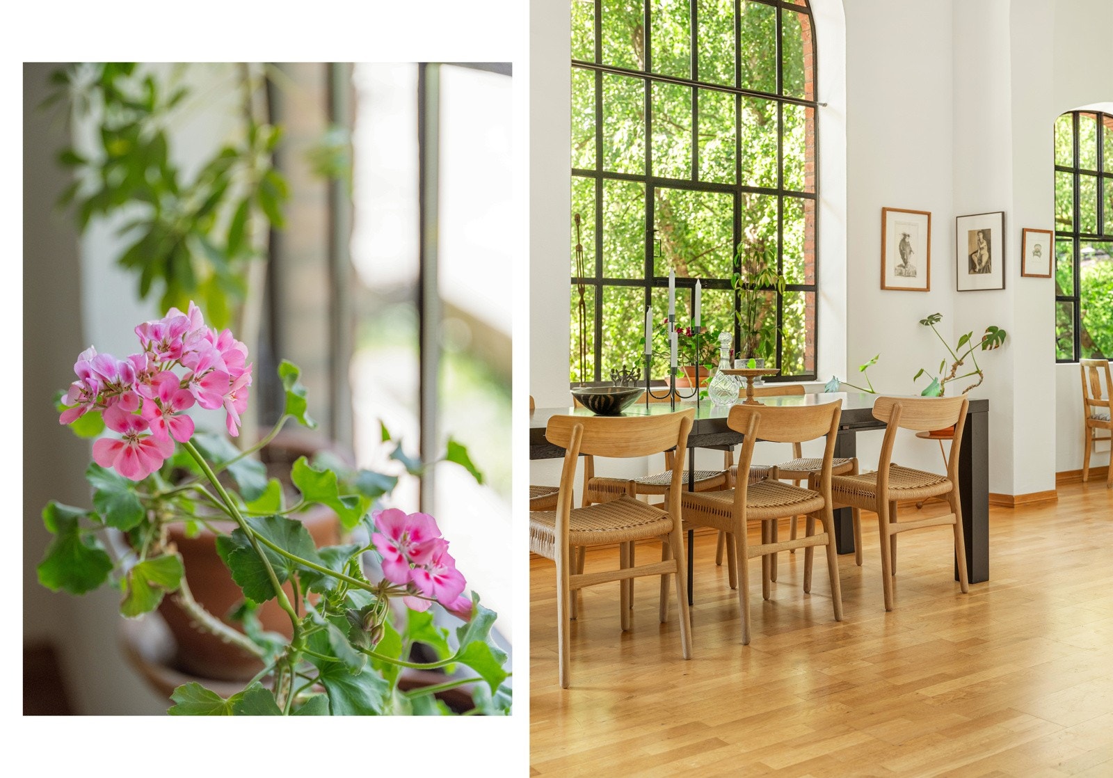 Inne igjen, og nå trekker vi oss bakover mot gangen. Galleribilde