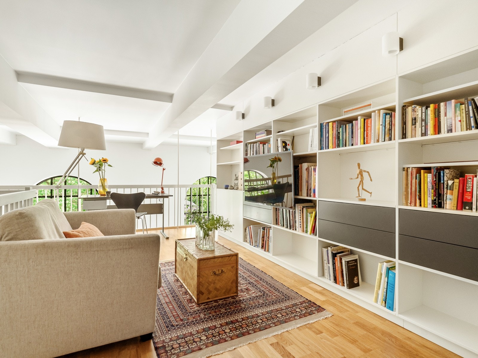 Her oppe er det perfekt til for eksempel TV-plass. Galleribilde