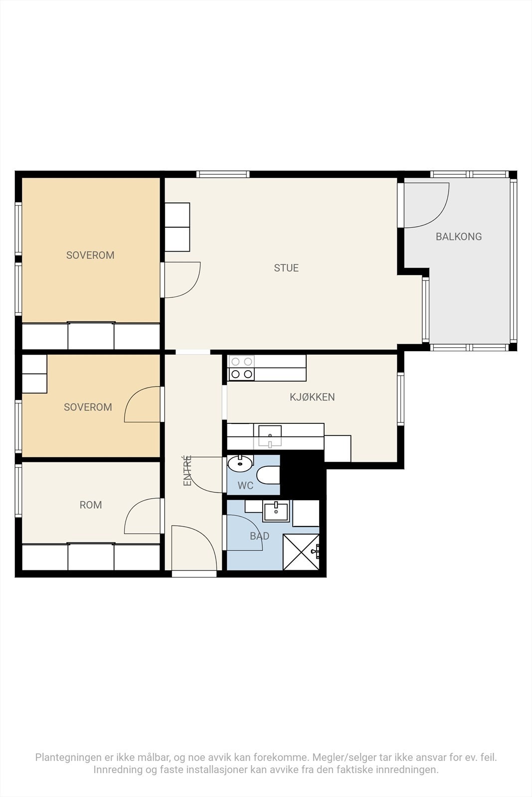 Plantegning Galleribilde