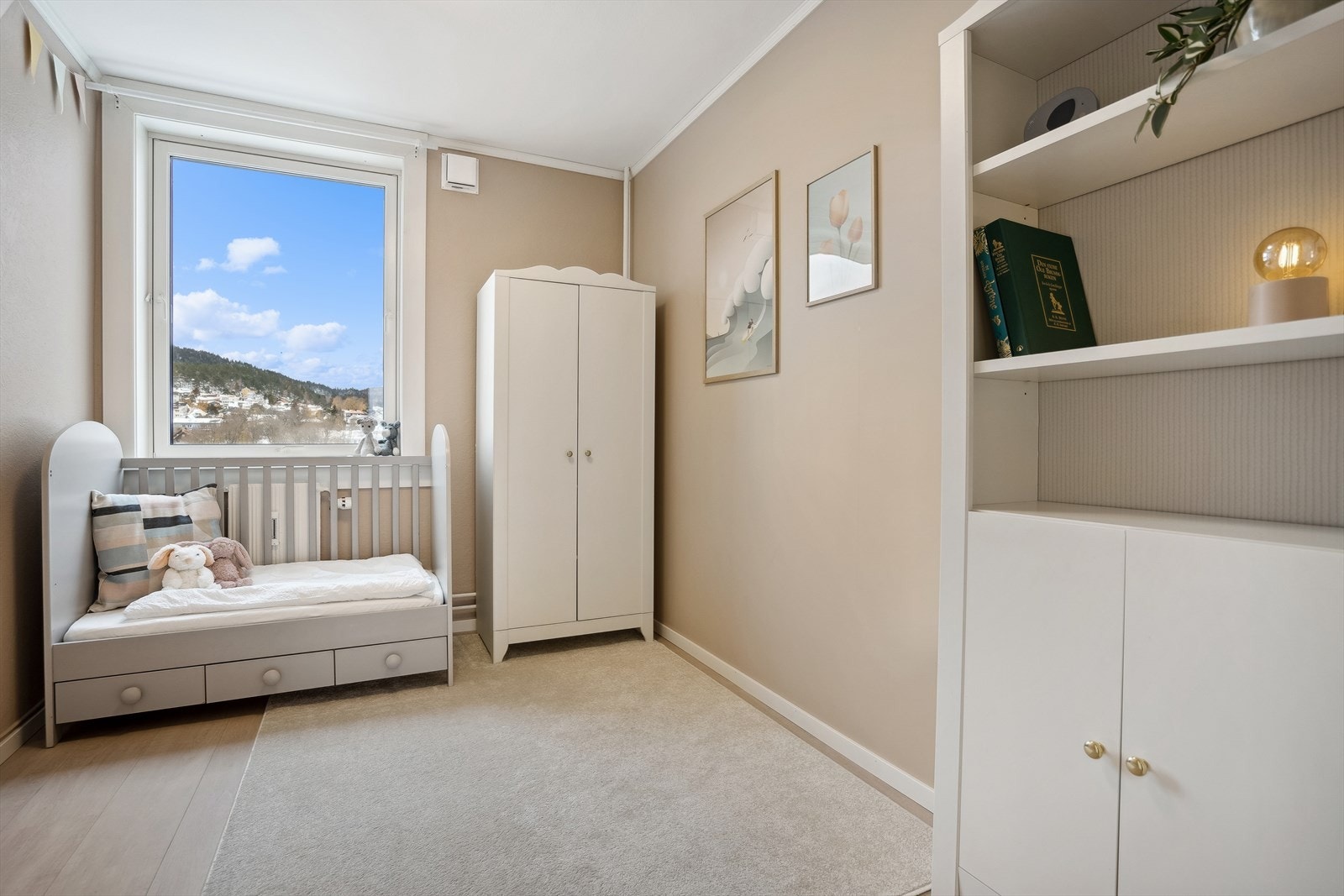 Soverom nr. 2 brukes i dag som barnerom Galleribilde