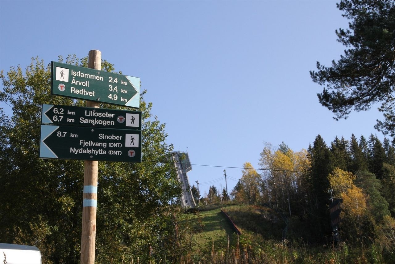 For de som setter pris på turer i skog og mark er dette en ypperlig beliggenhet Galleribilde