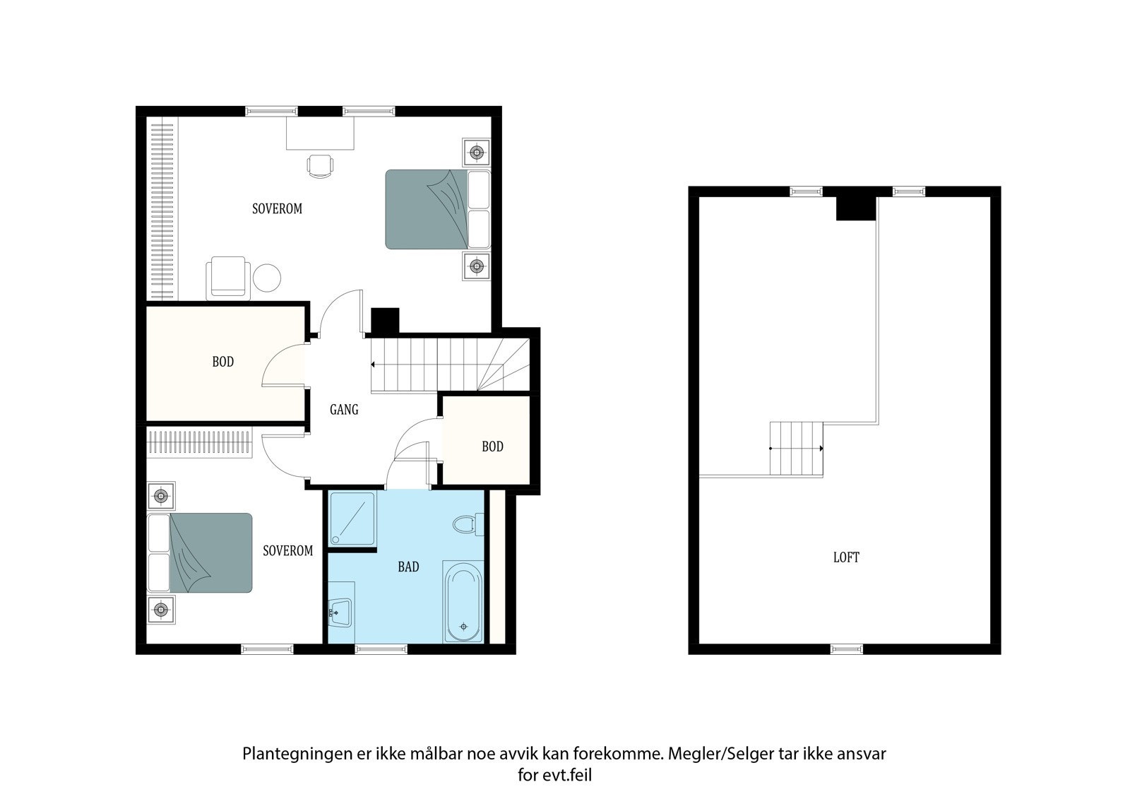 Plantegning 2.etasje. Galleribilde