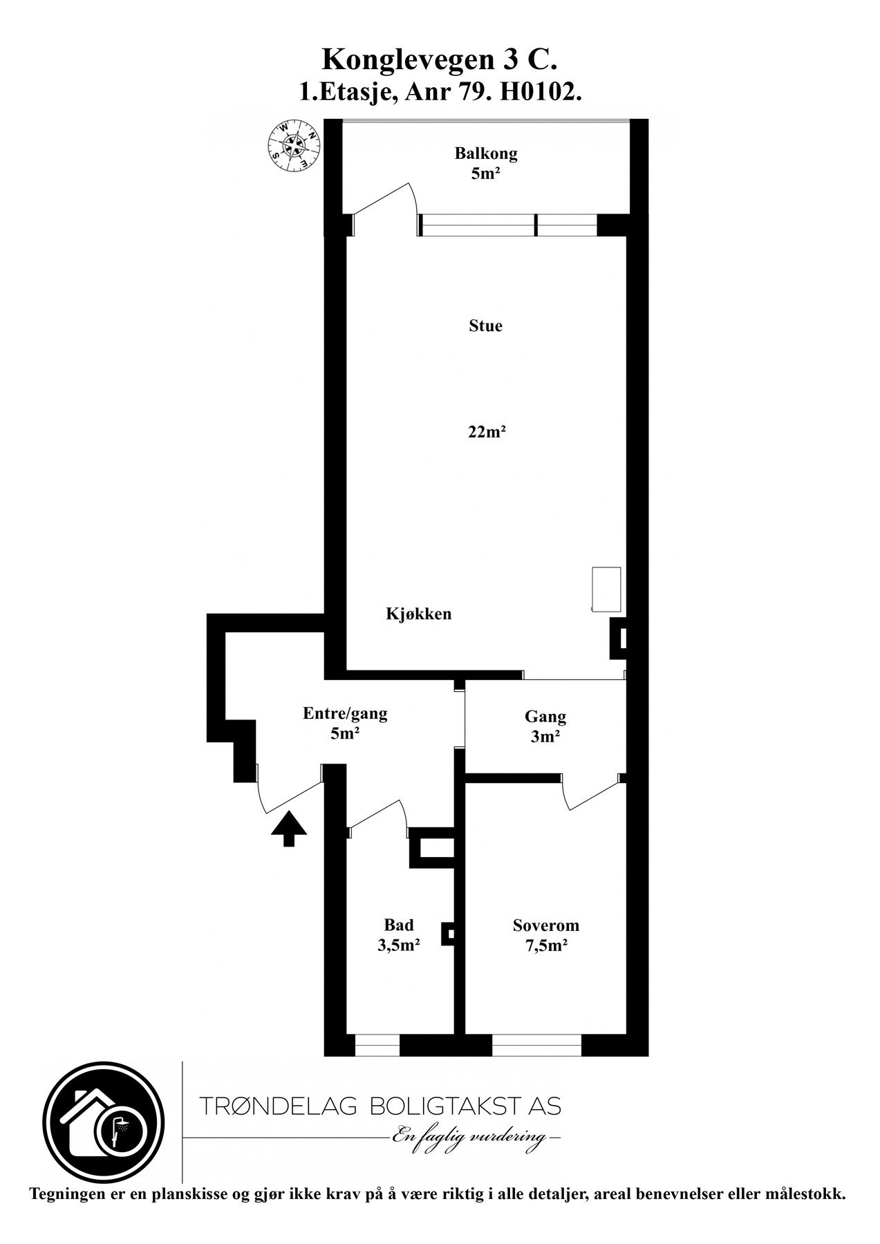 Planskisse. Galleribilde