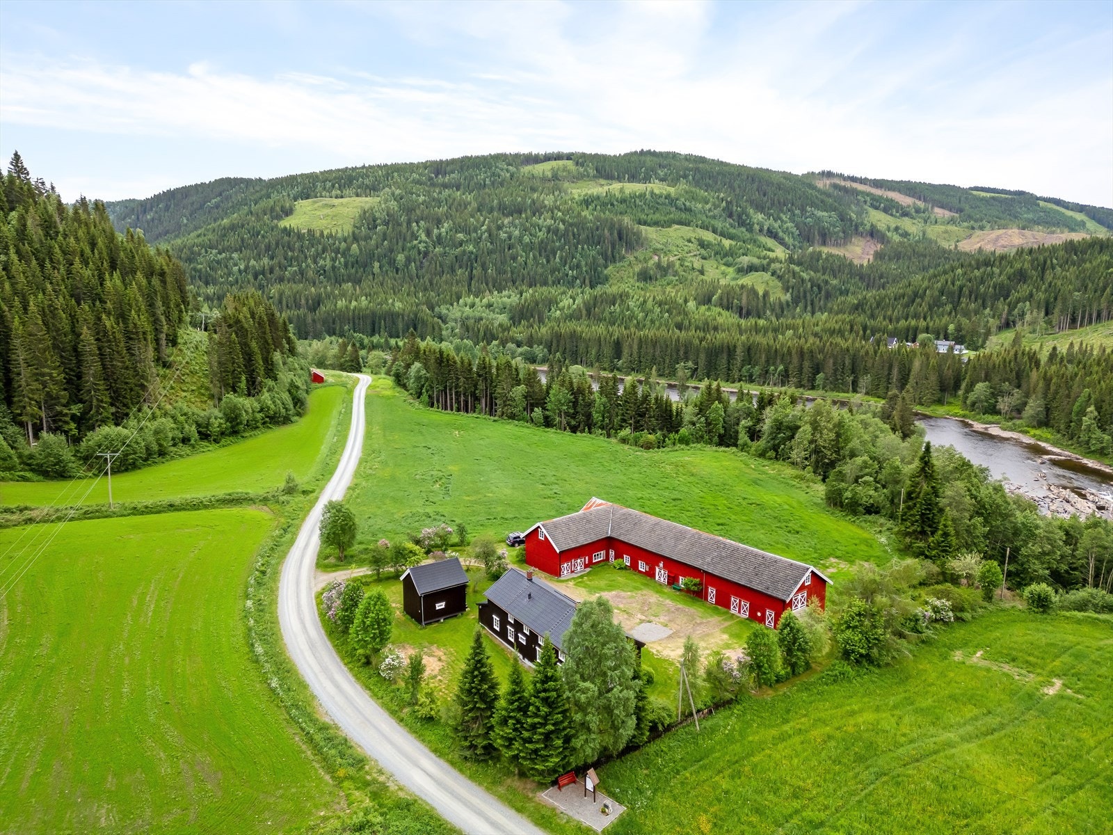 Dronefoto Galleribilde