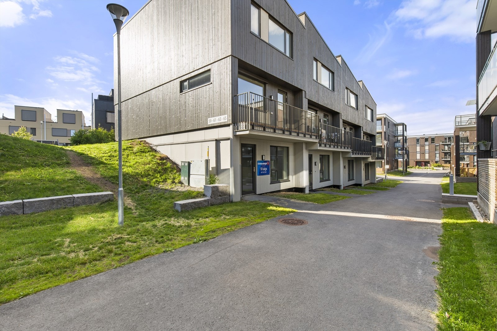 Hyggelige internveier i sameiet. Galleribilde
