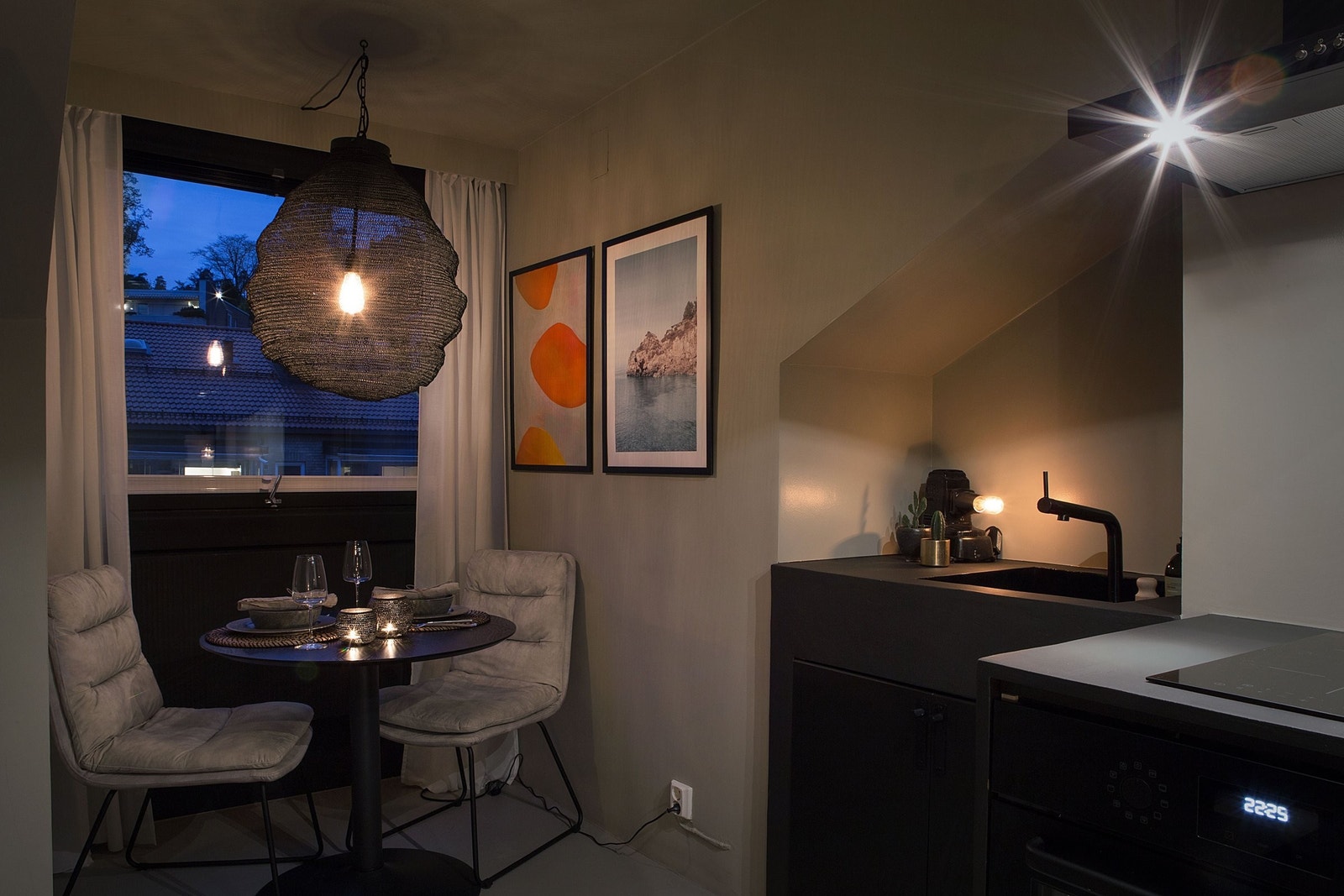 Kveldsbilde. Galleribilde