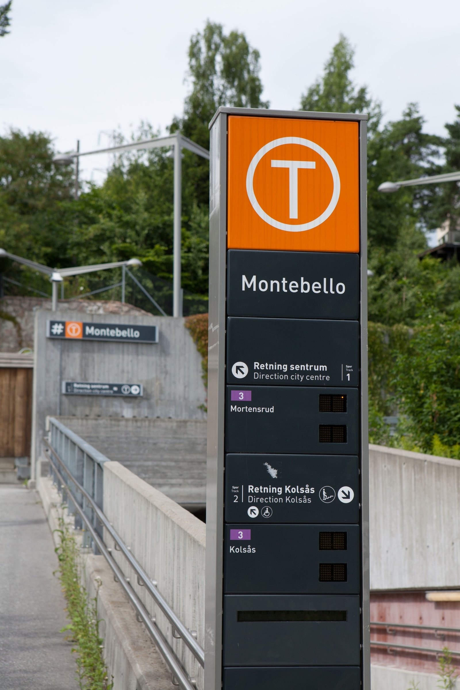 7-10 minutters gange opp til Montebello T-banestasjon Galleribilde