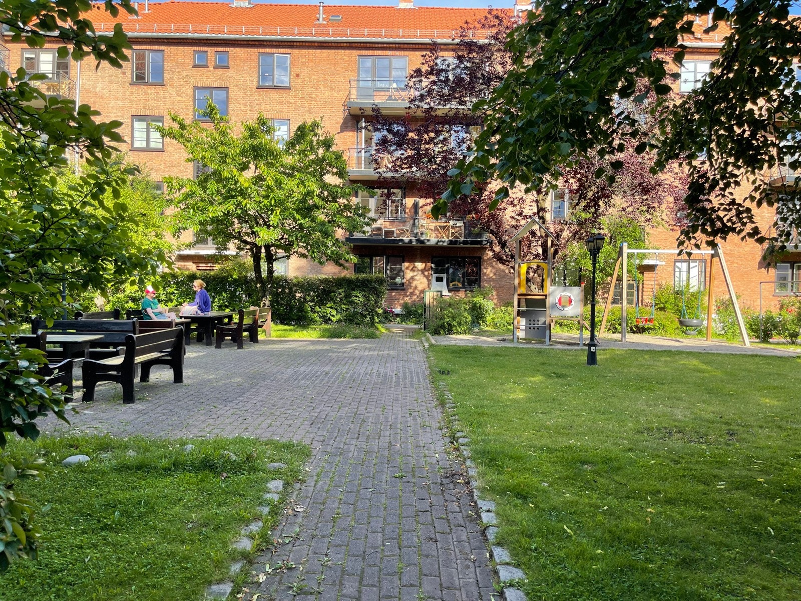 Her kan man tilbringe mange ettermiddager i solen. Galleribilde