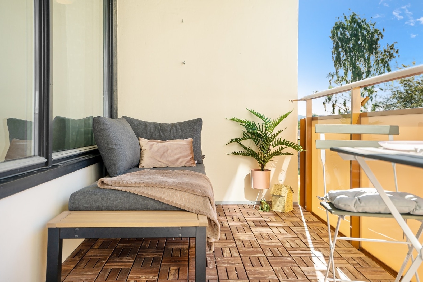 God lagringsplass i bod på 4m² i tilknytning til balkongen. Galleribilde