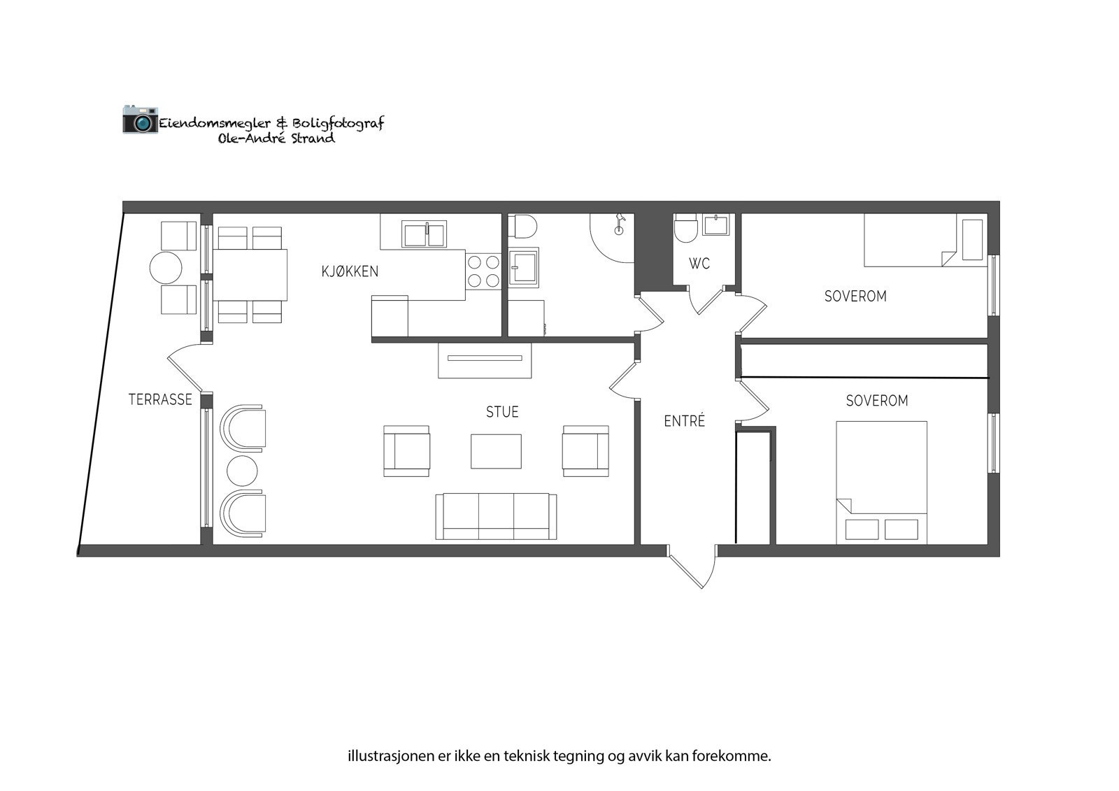 Plantegning Galleribilde