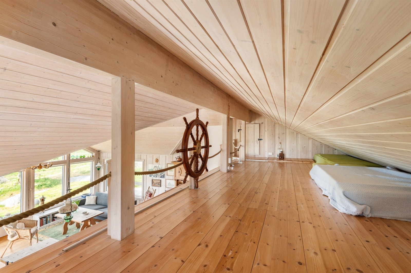 Hemsen har en gulvflate på 25 kvm. Galleribilde