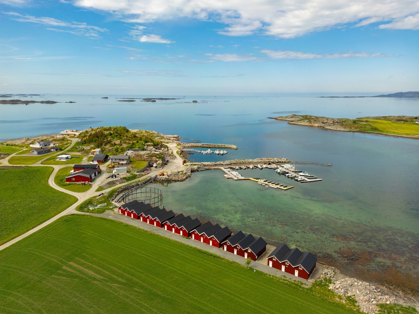 Oversiktsbilde mot vest. Galleribilde