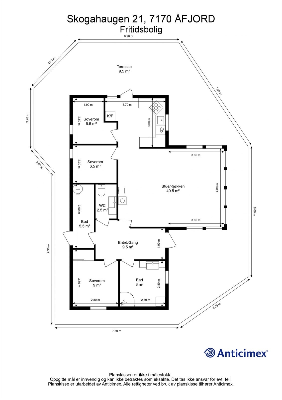 Planskisse. Galleribilde