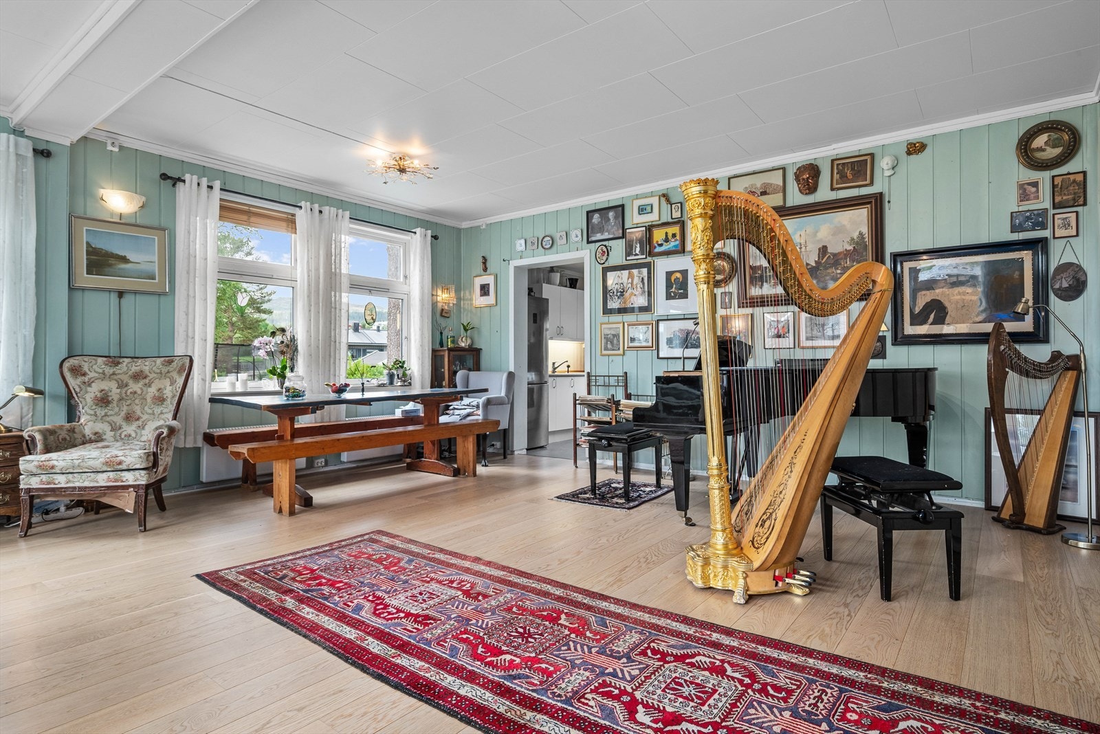 Her vil det være god plass til å etablere en hyggelig spisestue Galleribilde