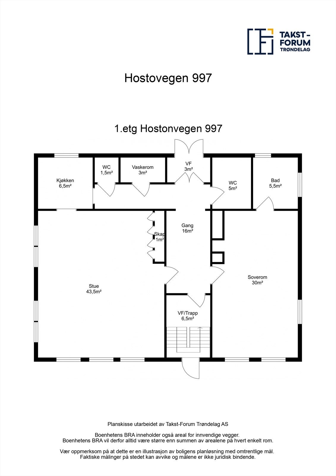Planskisse 1. etasje Galleribilde