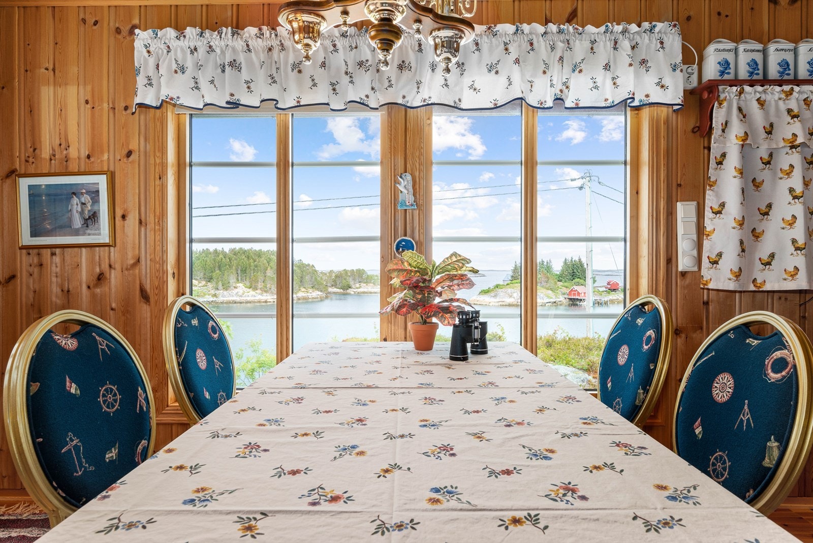 Utsikten fra spisegruppen Galleribilde