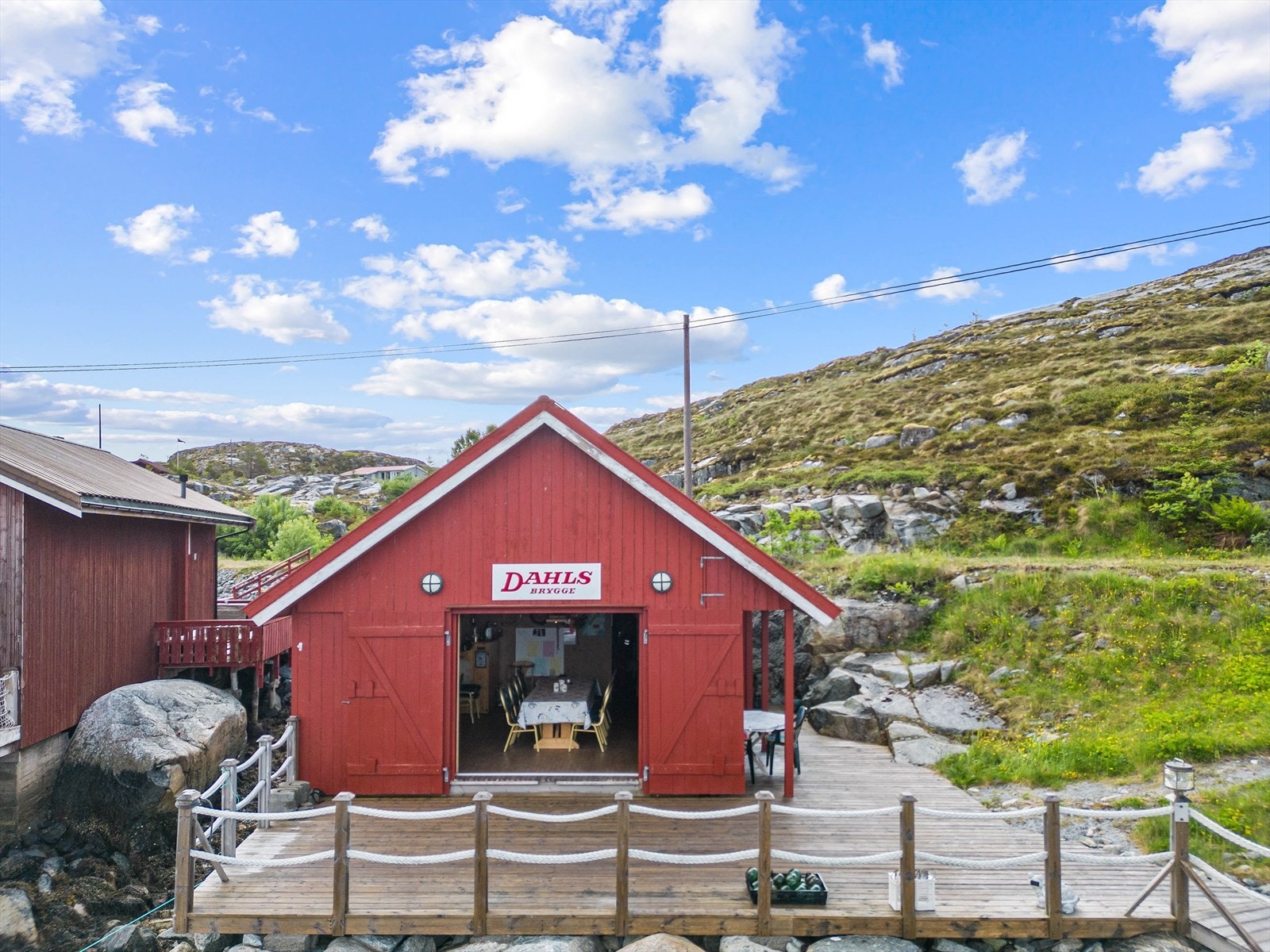 Det er rikelig med lagringsplass på eiendommen Galleribilde