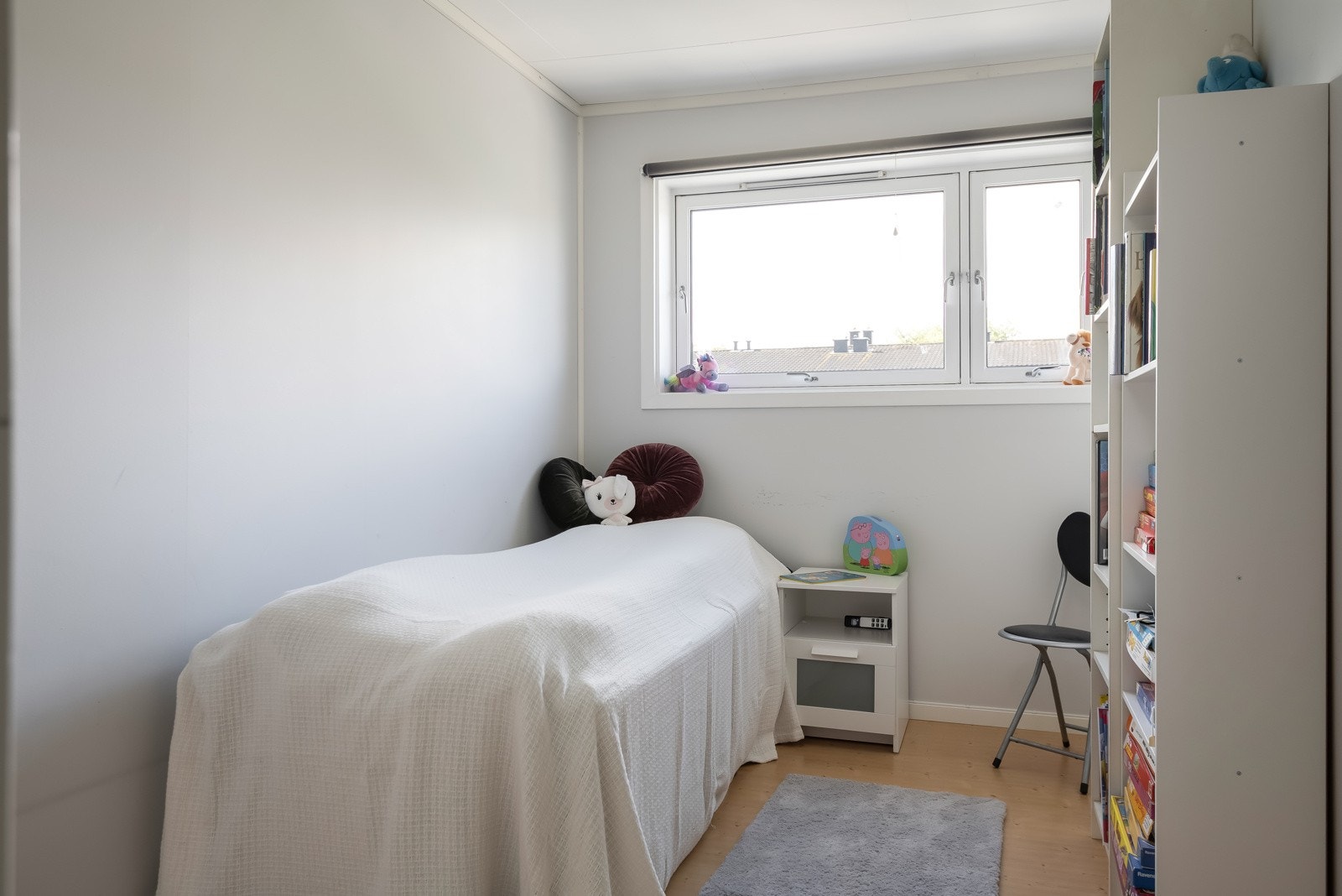 Her fra soverommet på 7,3m². Galleribilde