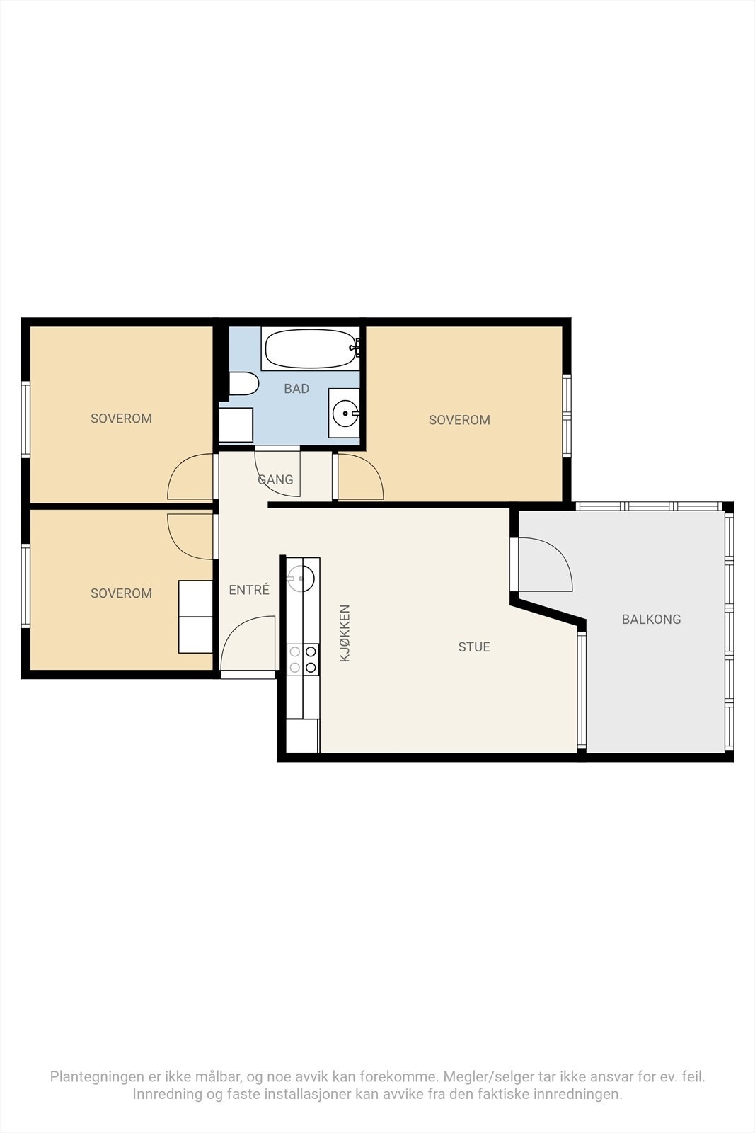 Plantegning Galleribilde