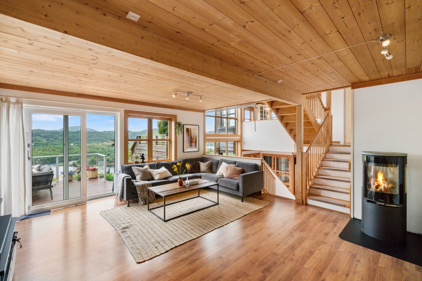 Her finnes rikelig med plass til å innrede i forskjellige soner Galleribilde