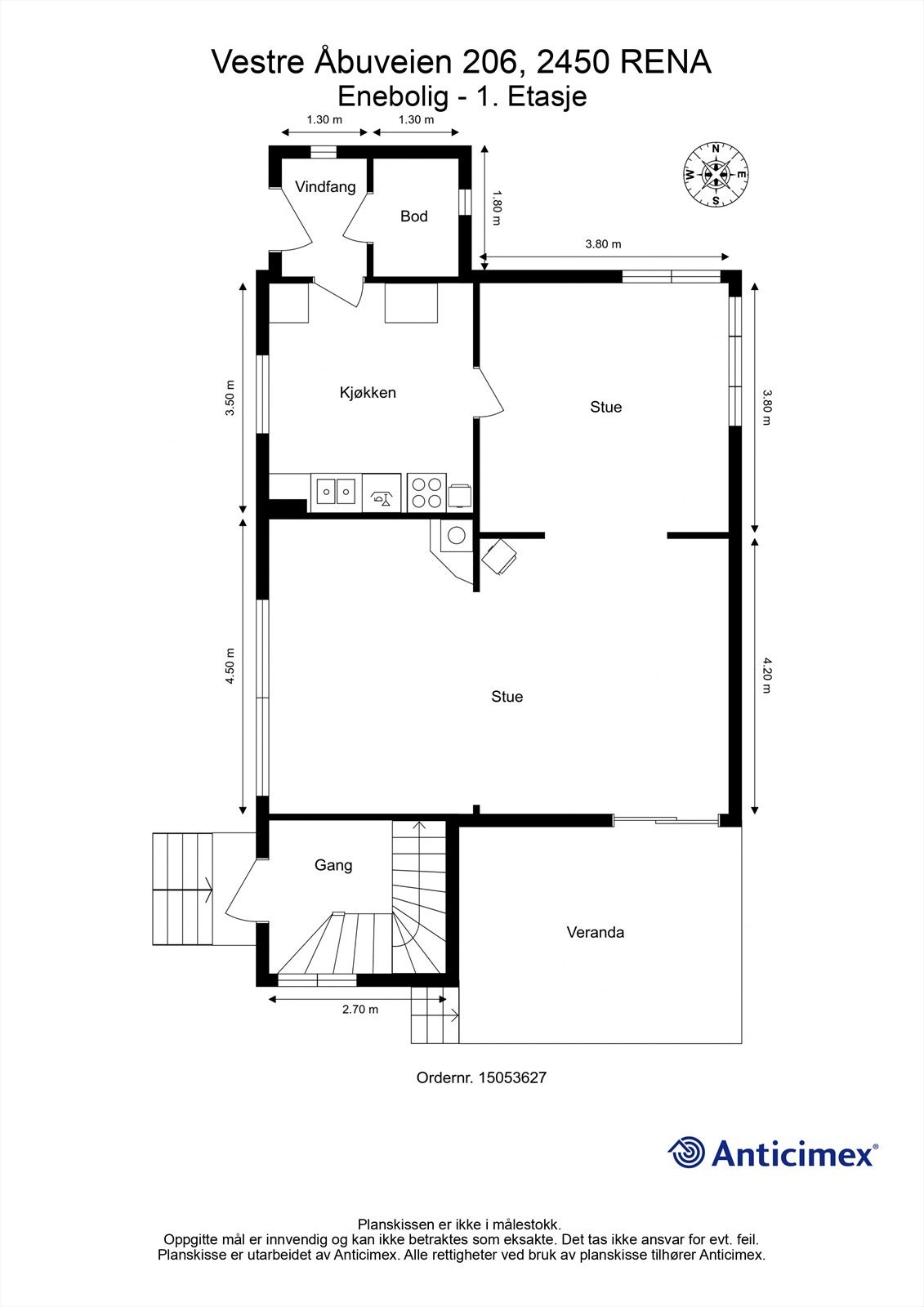 plantegning 1. etasje Galleribilde