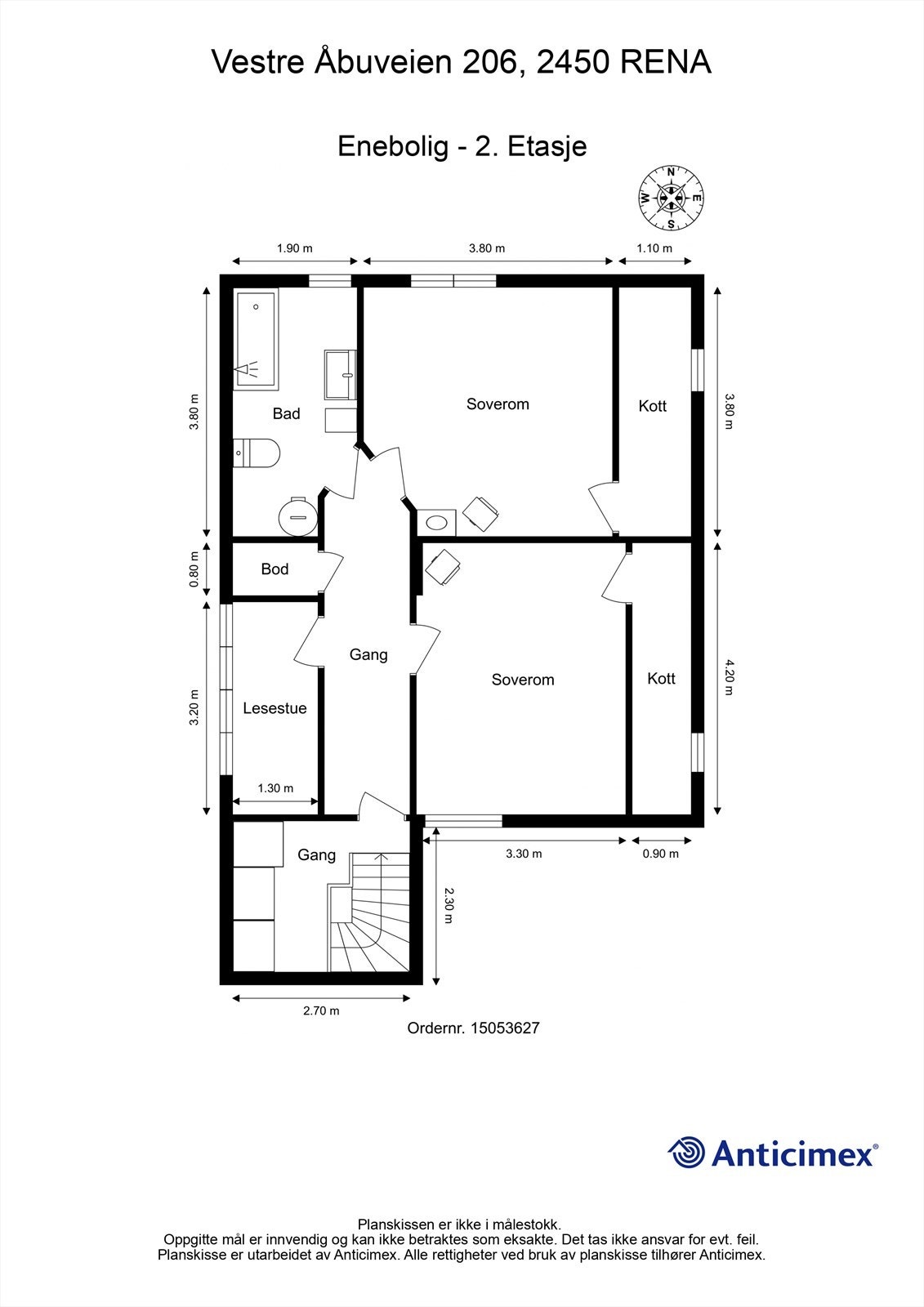 plantegning 2. etasje Galleribilde