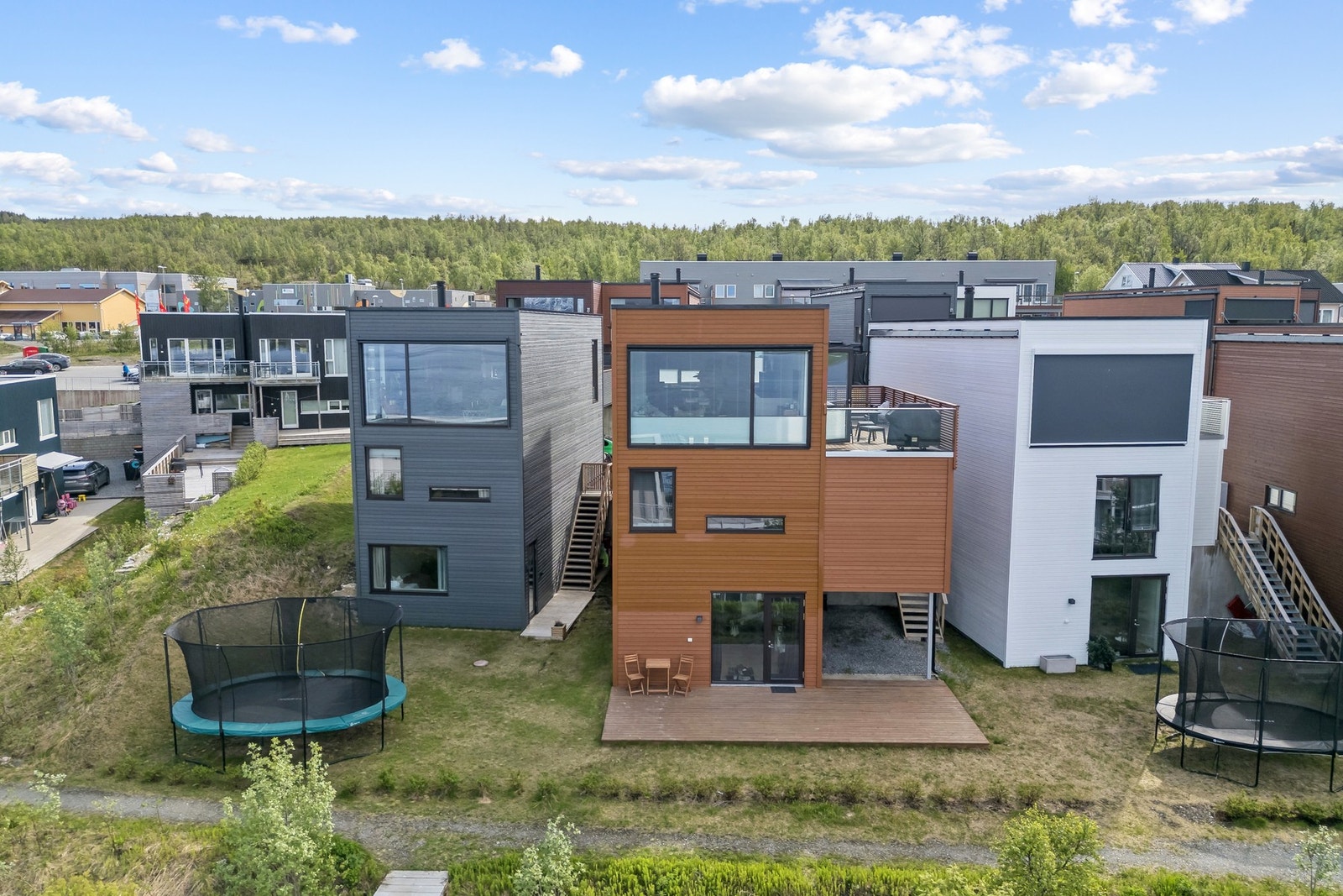 Skjermet beliggenhet på enden. Galleribilde