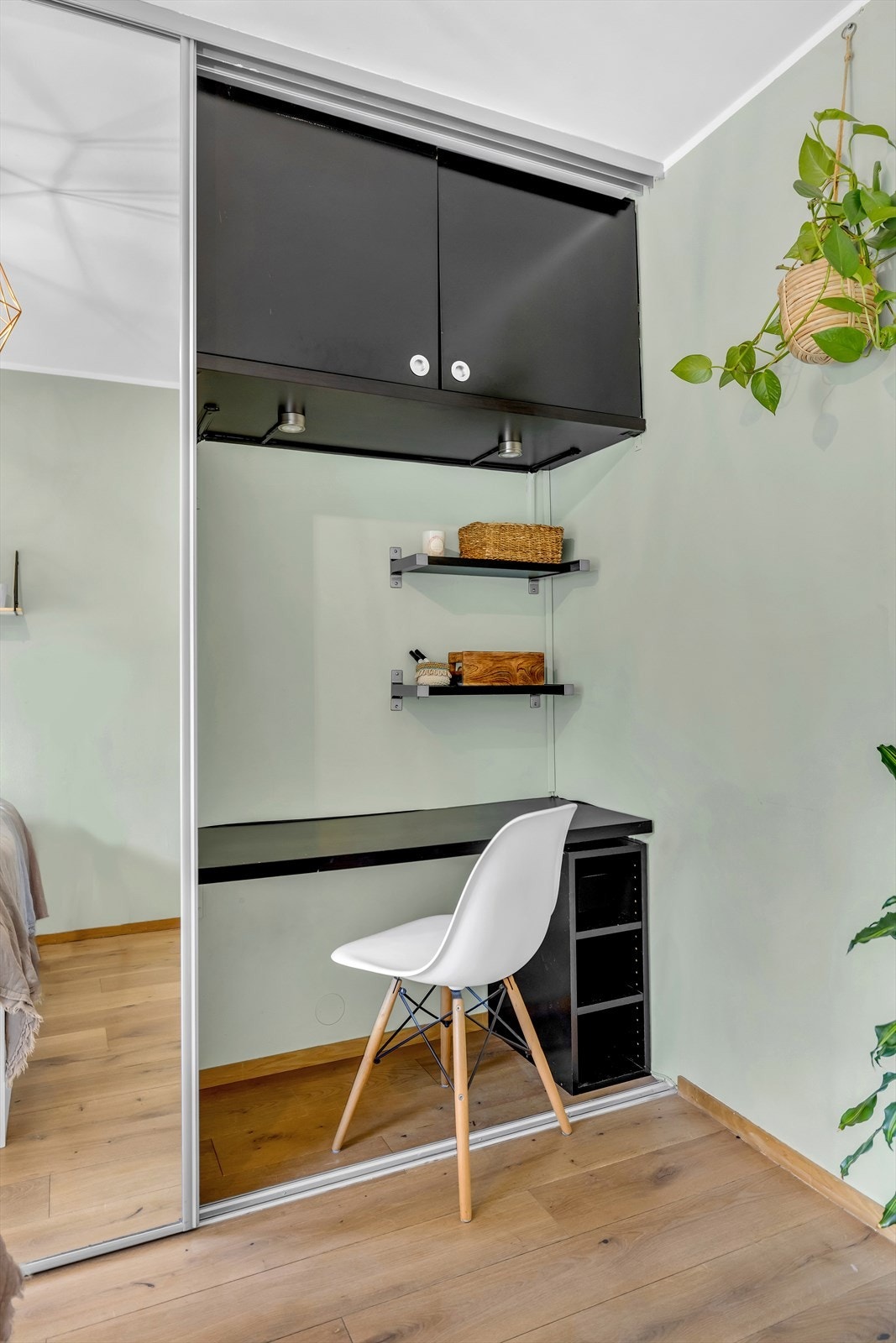 Praktisk kontorhjørne Galleribilde