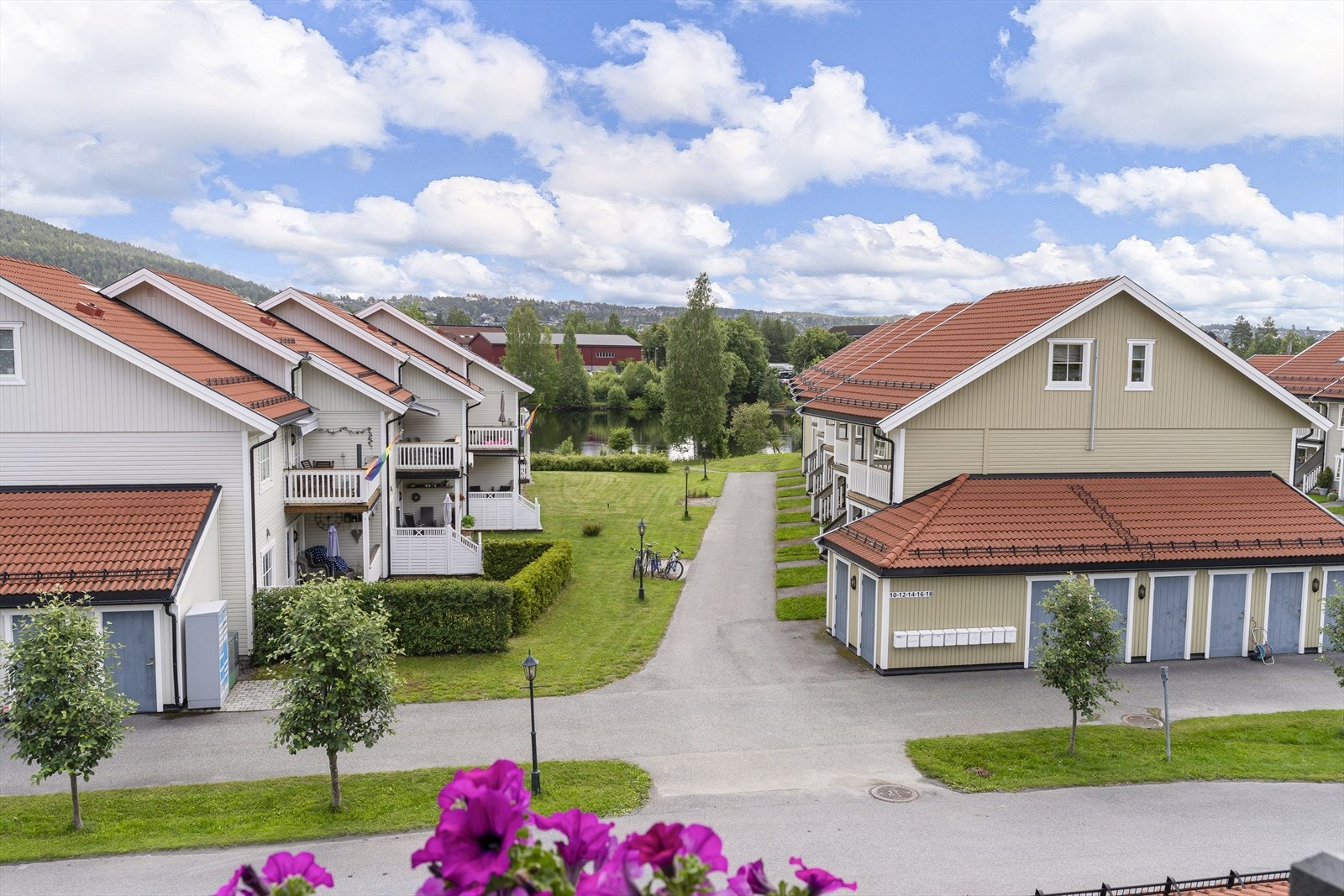 Fint utsyn mot lågen. Galleribilde