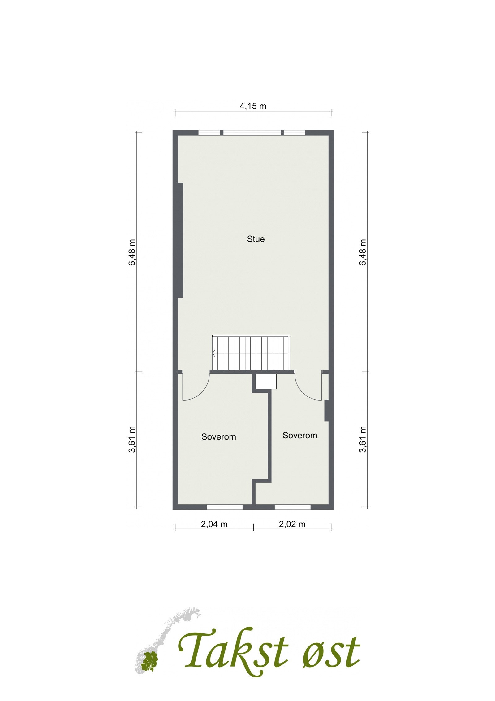 Plantegning 2.etasje. Galleribilde