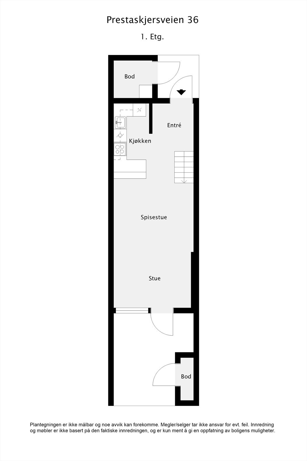 Plantegning 1.etasje. Galleribilde