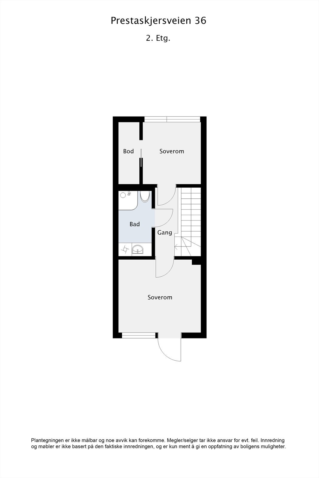 Plantegning 2.etasje. Galleribilde