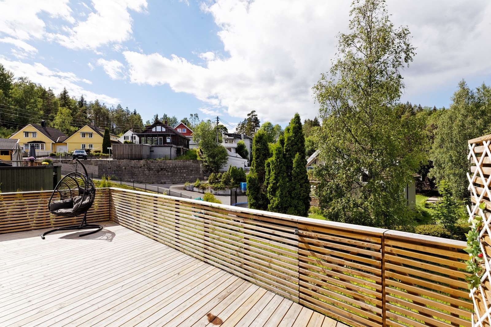 Attraktiv beliggenhet i et etablert og barnevennlig område øverst på Ammerud. Nabolaget betegnes som stille og fredelige. Galleribilde