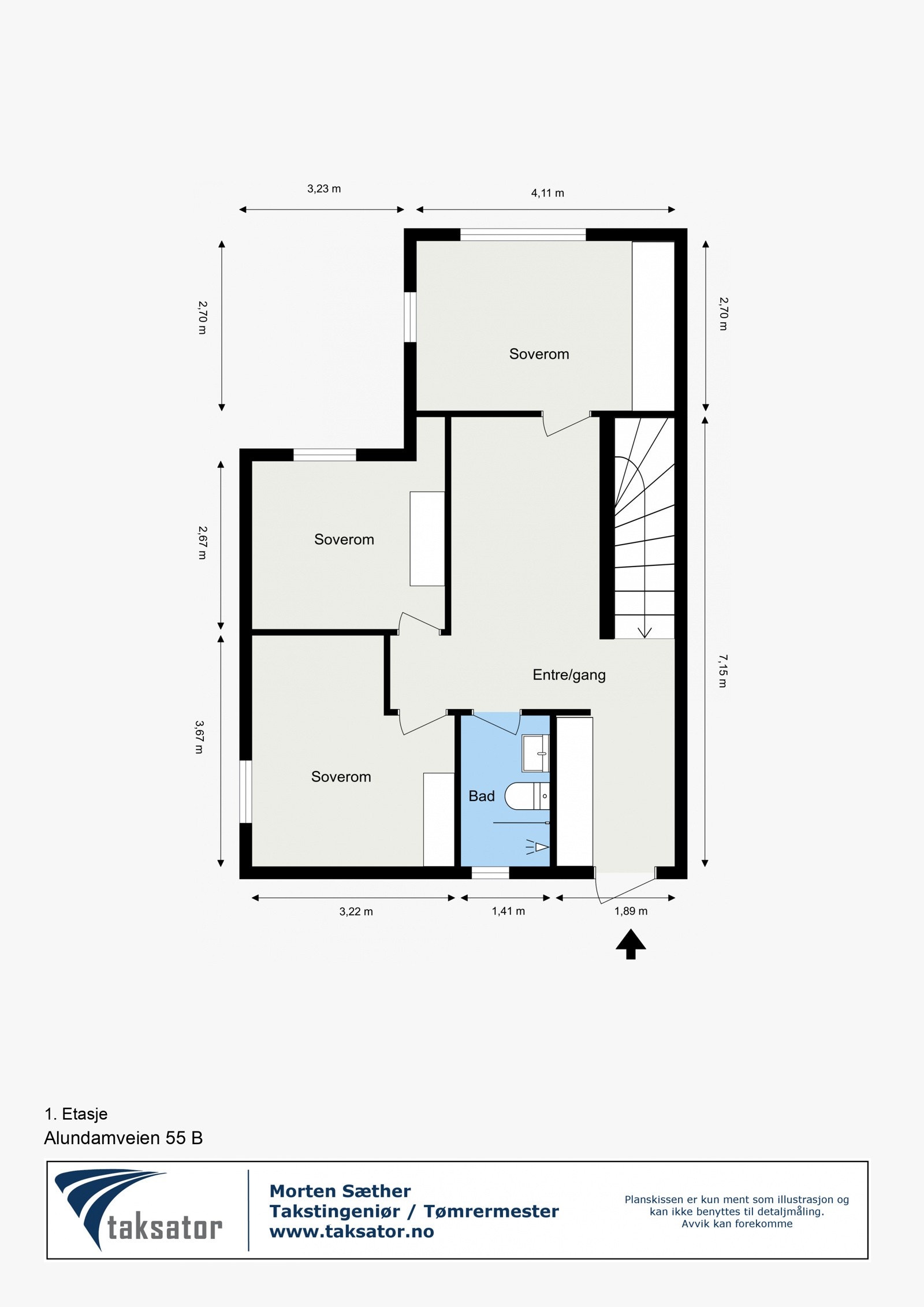 Plantegning - 1. Etasje Galleribilde
