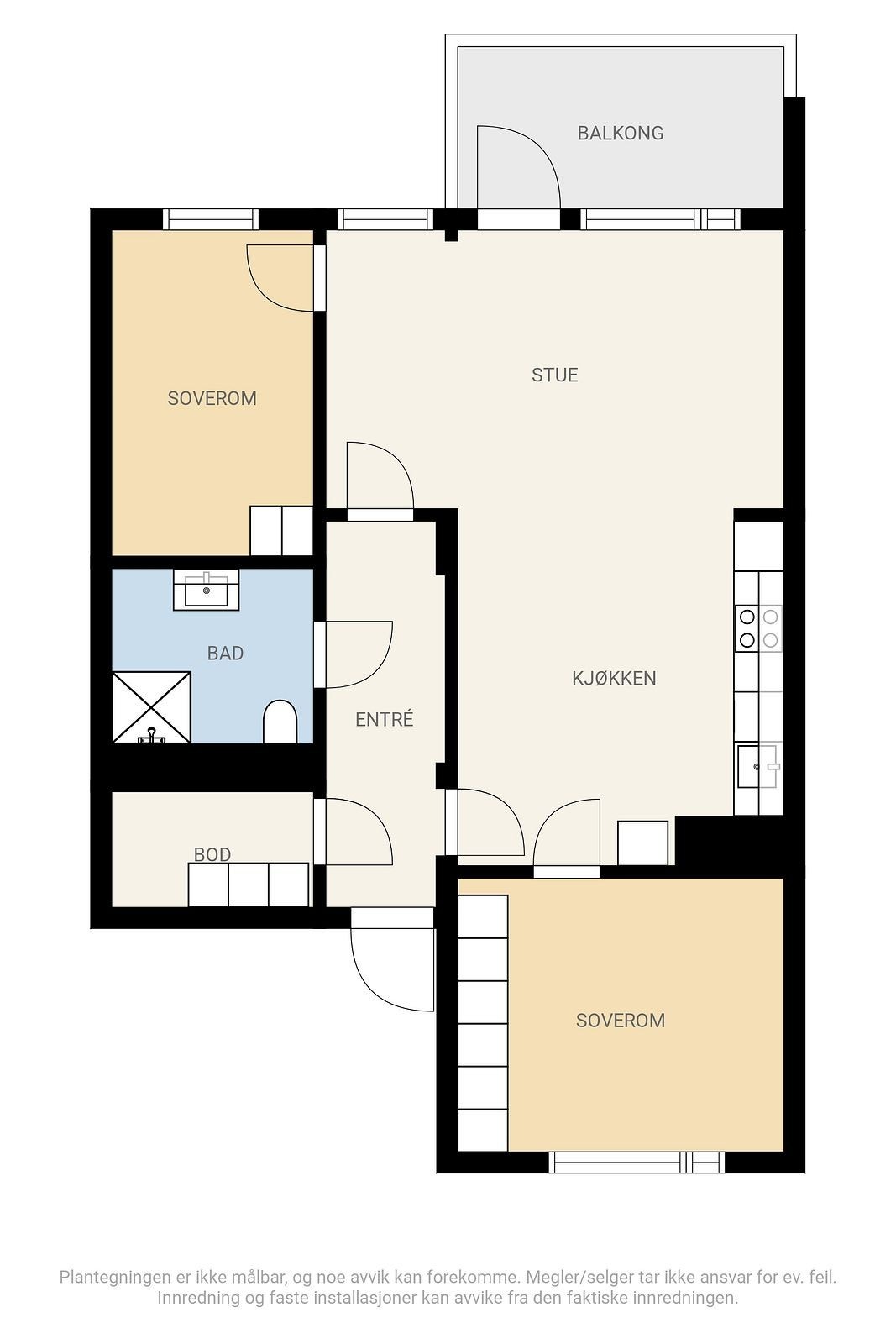 Plantegning. Galleribilde