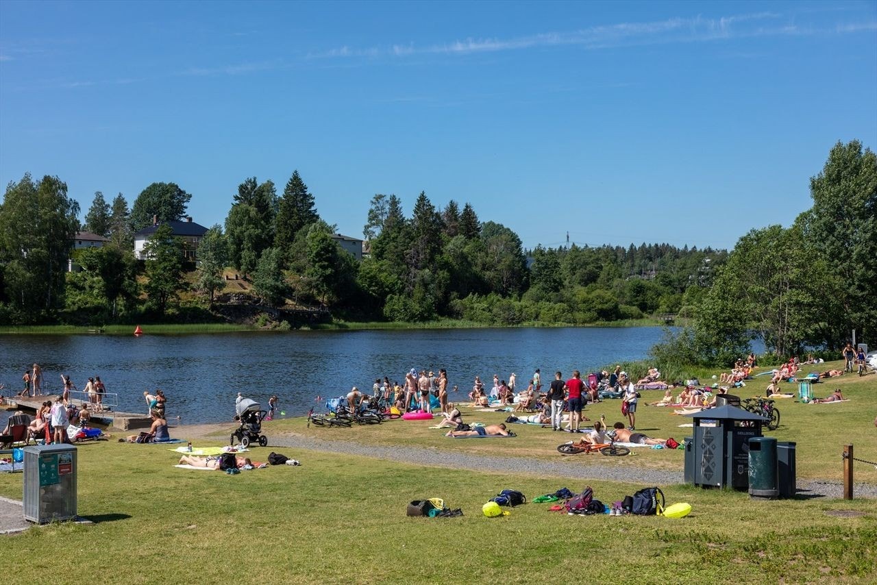 Langvannet er en liten innsjø i Lørenskog kommune, fine turområder, lekeplasser og treningsapparater. Galleribilde