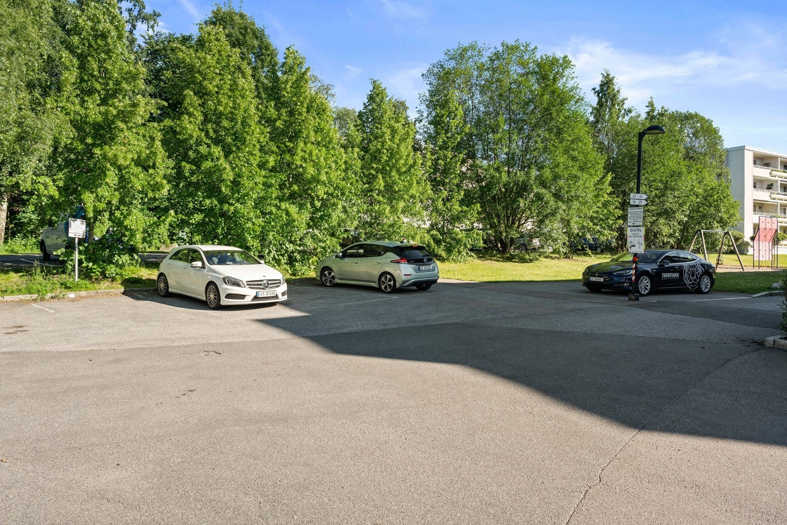 Gjesteparkering. Galleribilde