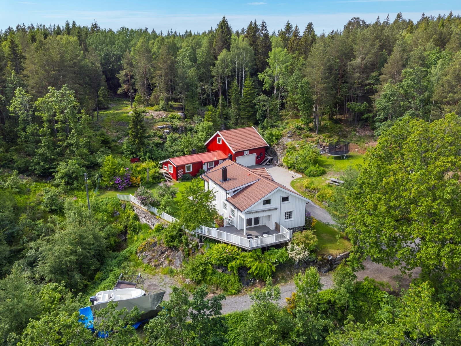 Velkommen til på Mjølhusmoen i Froland, like utenfor Froland sentrum. Galleribilde