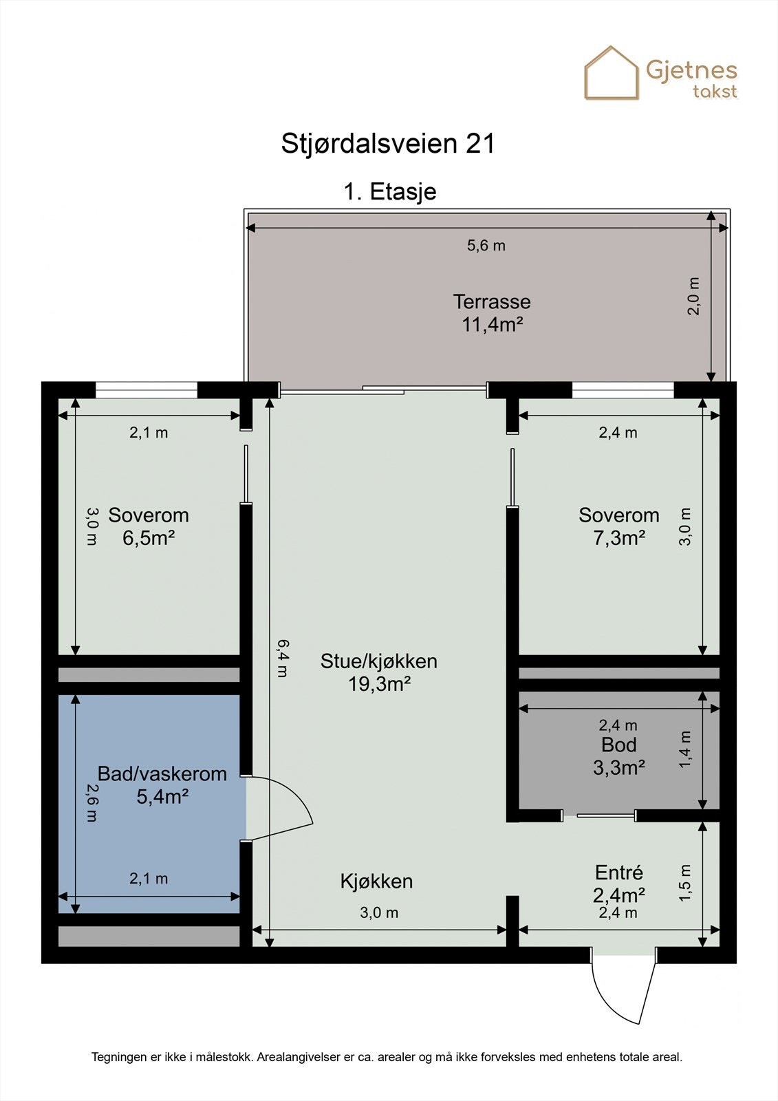 Planskisse. Galleribilde