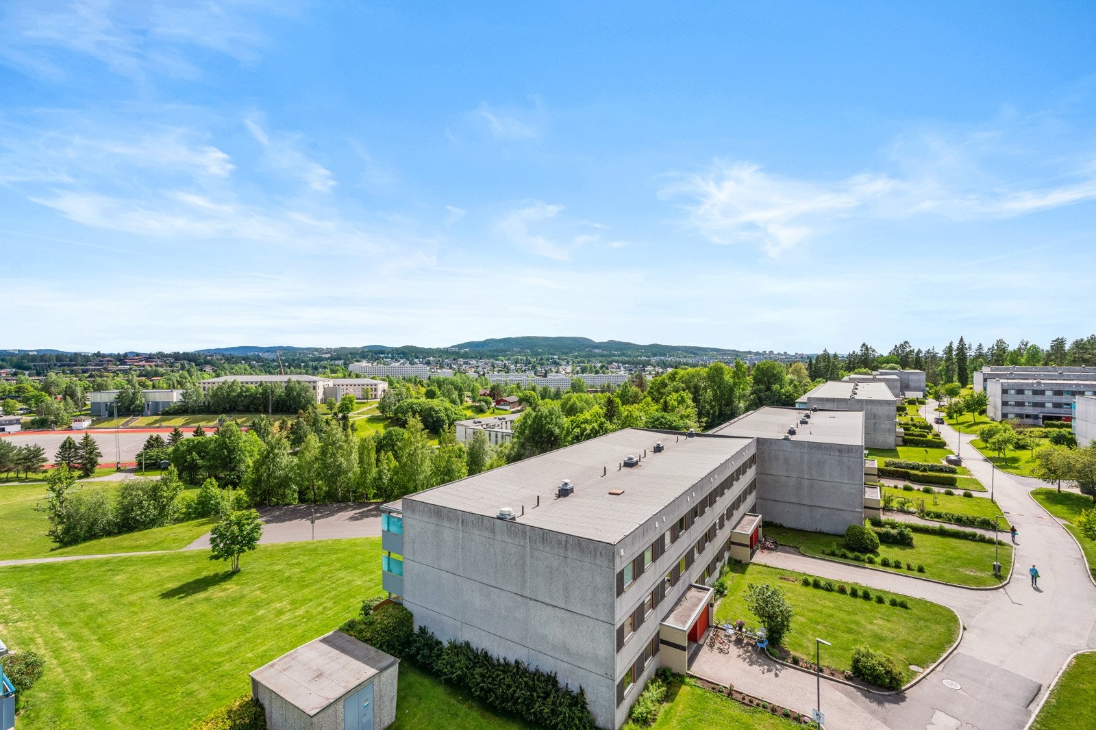 Her har man nydelig utsikt og gode solforhold Galleribilde