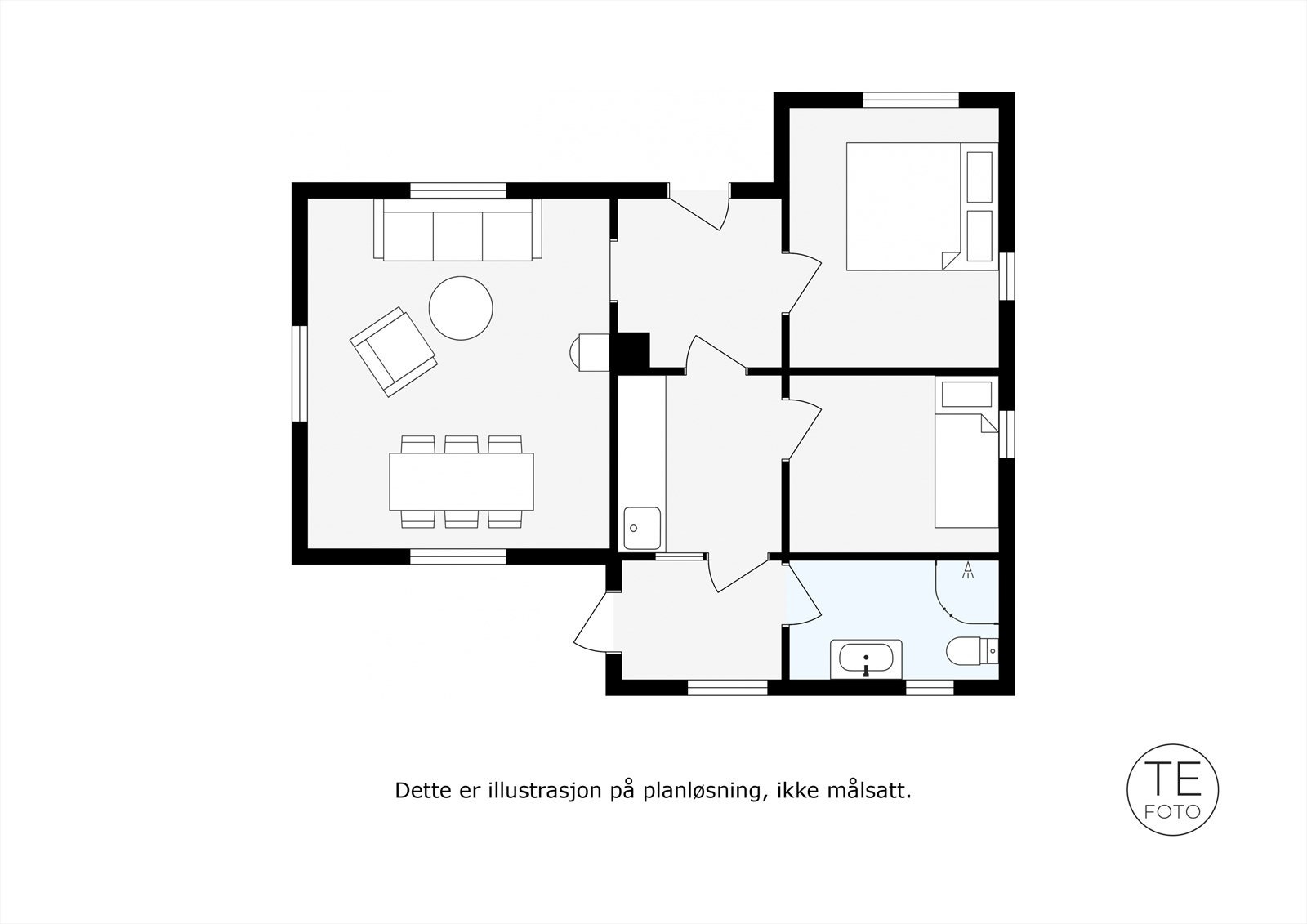 Plantegning Galleribilde