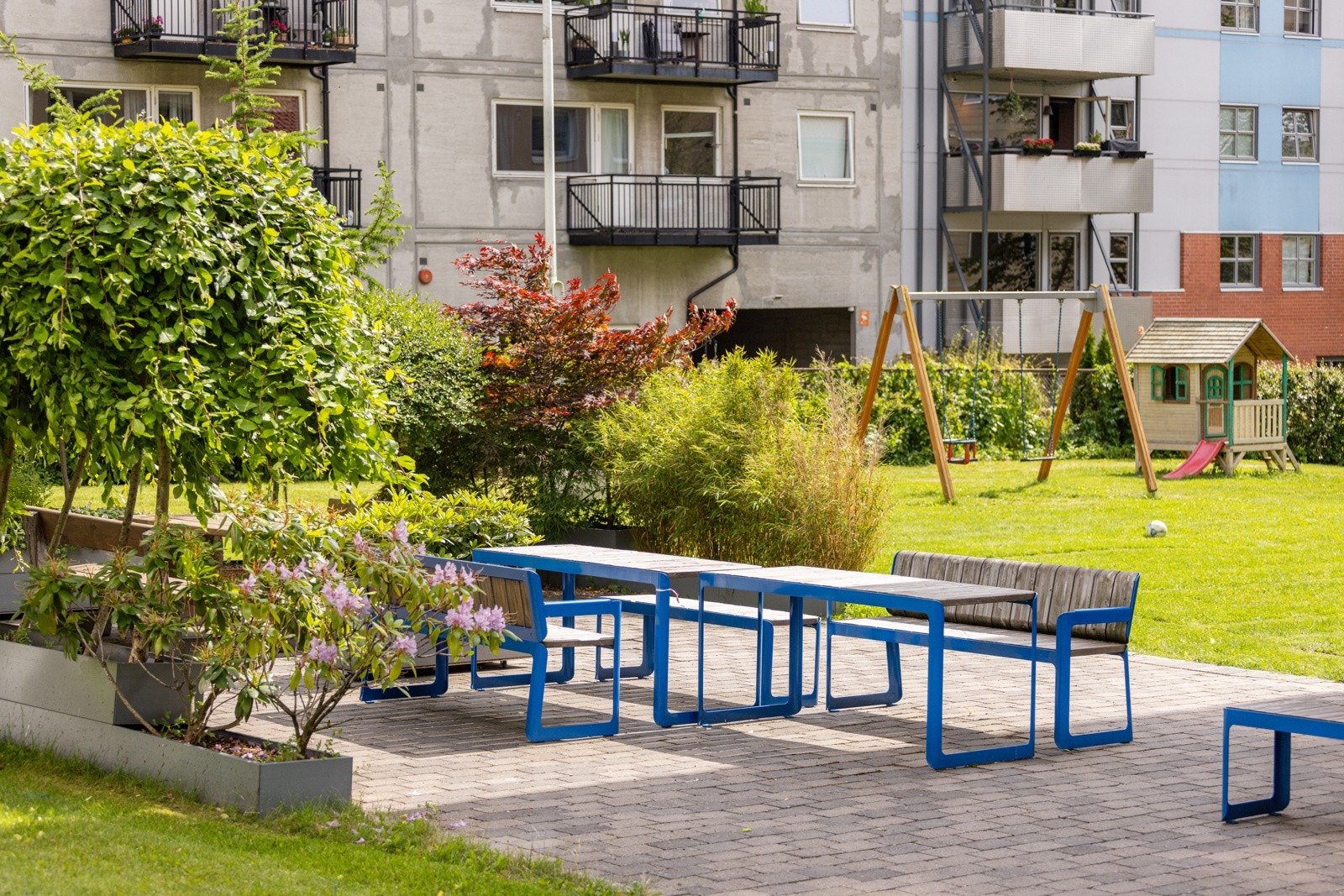 Uteområde bakgård. Galleribilde