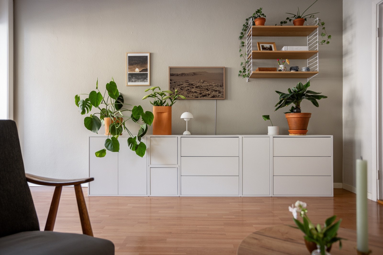 Detaljer stue. Galleribilde