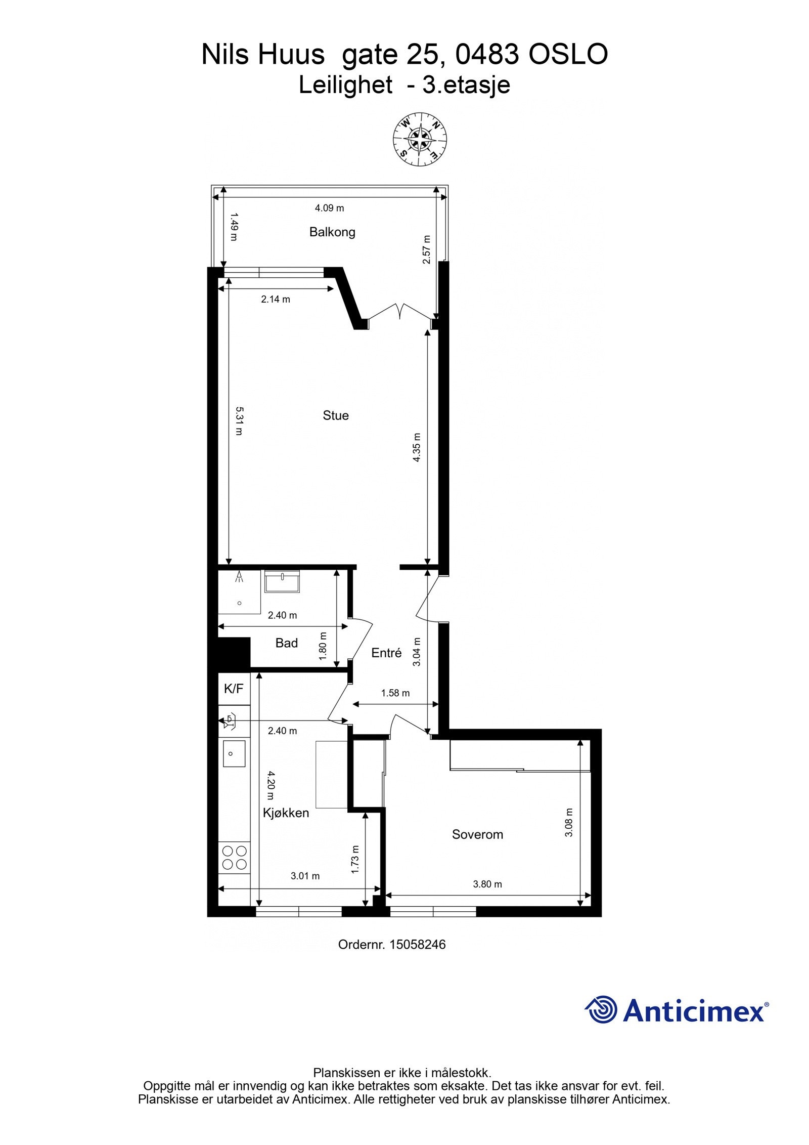 Planskisse. Galleribilde