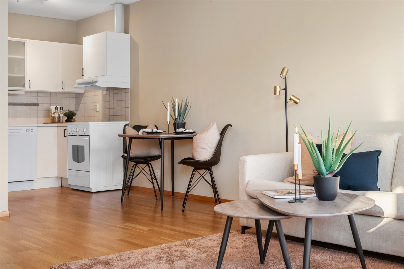 - Leiligheten er malt i gjennomgående lyse, tidsriktige farger som enkelt lar deg sette ditt eget preg på leiligheten - Galleribilde