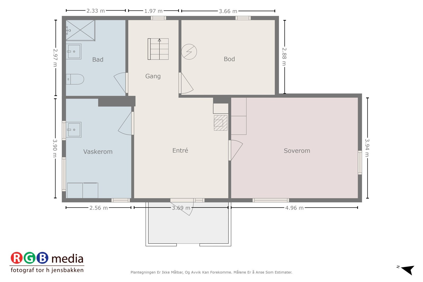 Plantegning underetasje Galleribilde