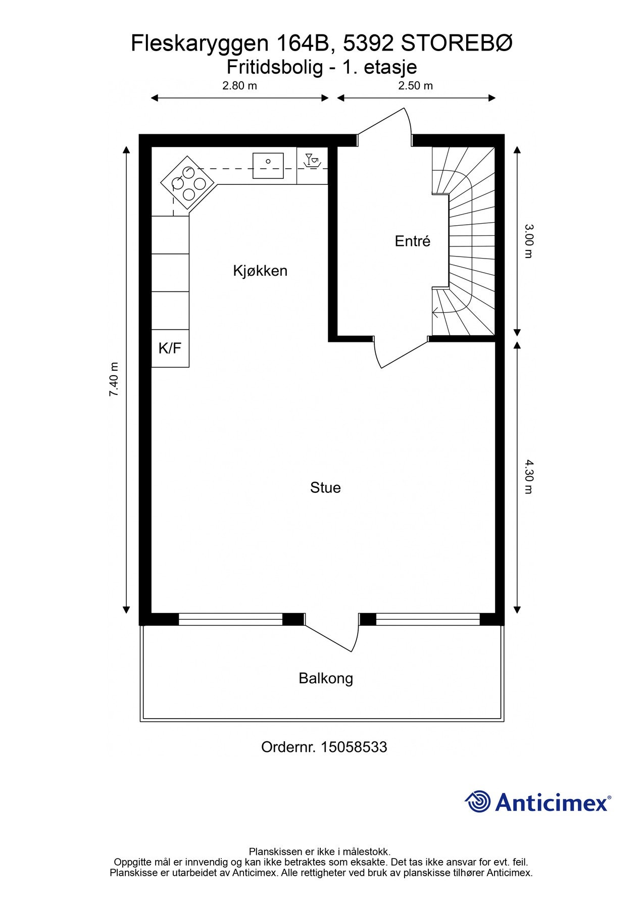 Plantegning hovedetasje Galleribilde