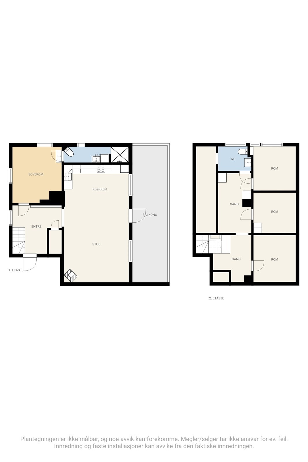 Plantegning Galleribilde