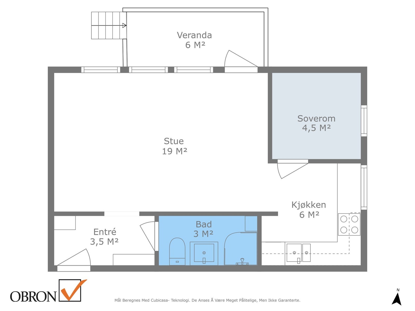 Planskisse 1. etasje Galleribilde